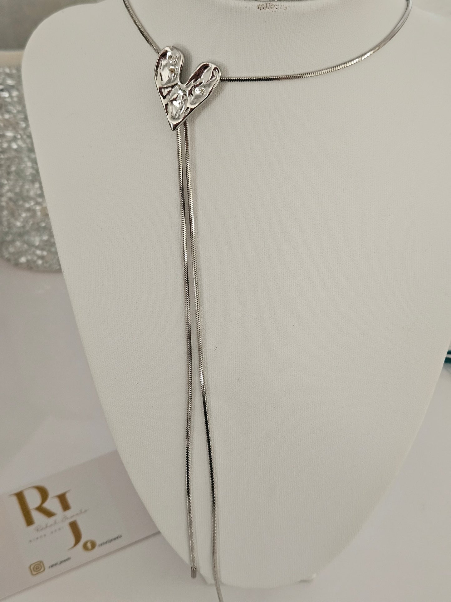 HEART PLATED NECKLACE