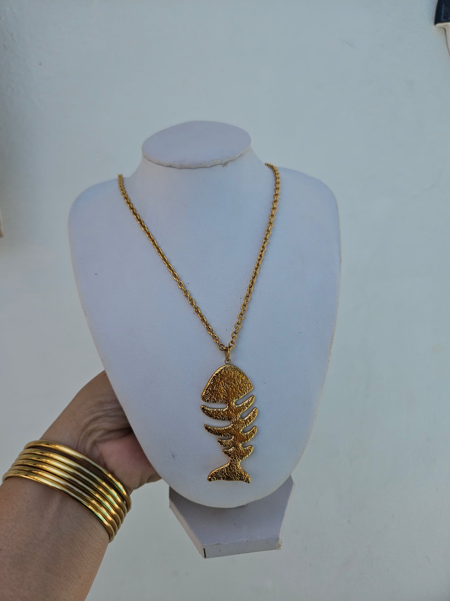 Fish Gold Necklace