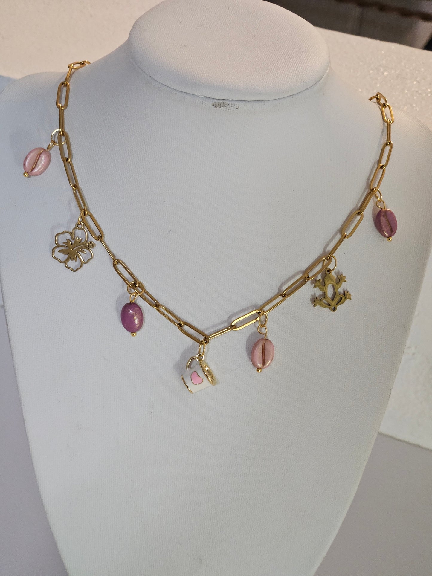 Coffee Charms Necklace