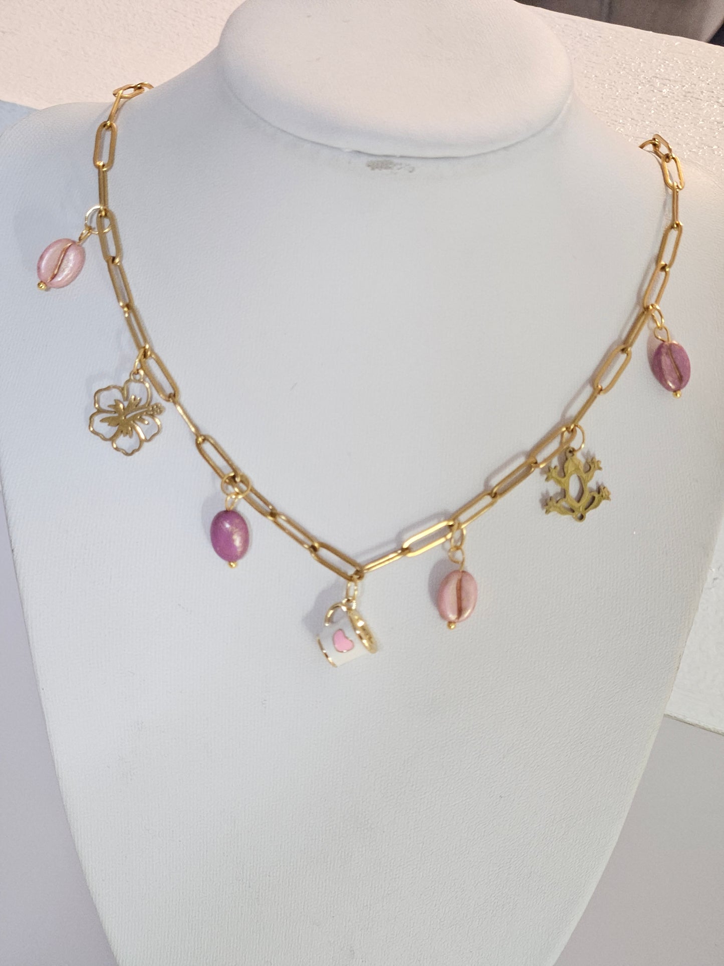 Coffee Charms Necklace