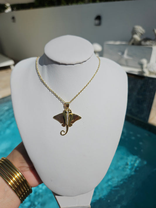 Mantaralla Gold Necklace