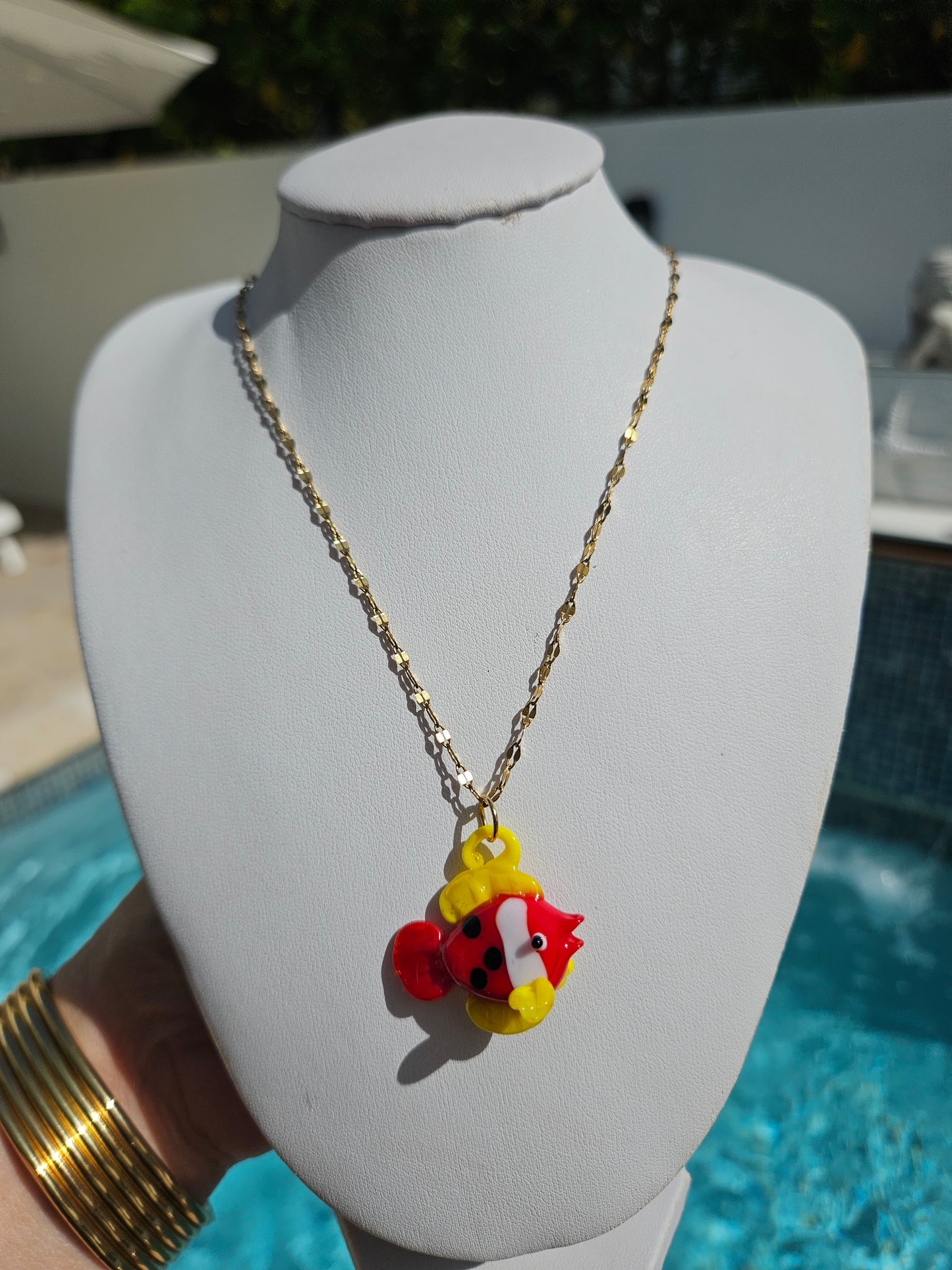 Fish Red Necklace