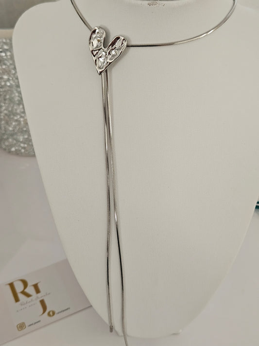 HEART PLATED NECKLACE