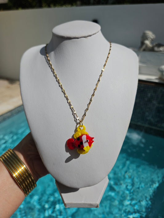 Fish Red Necklace