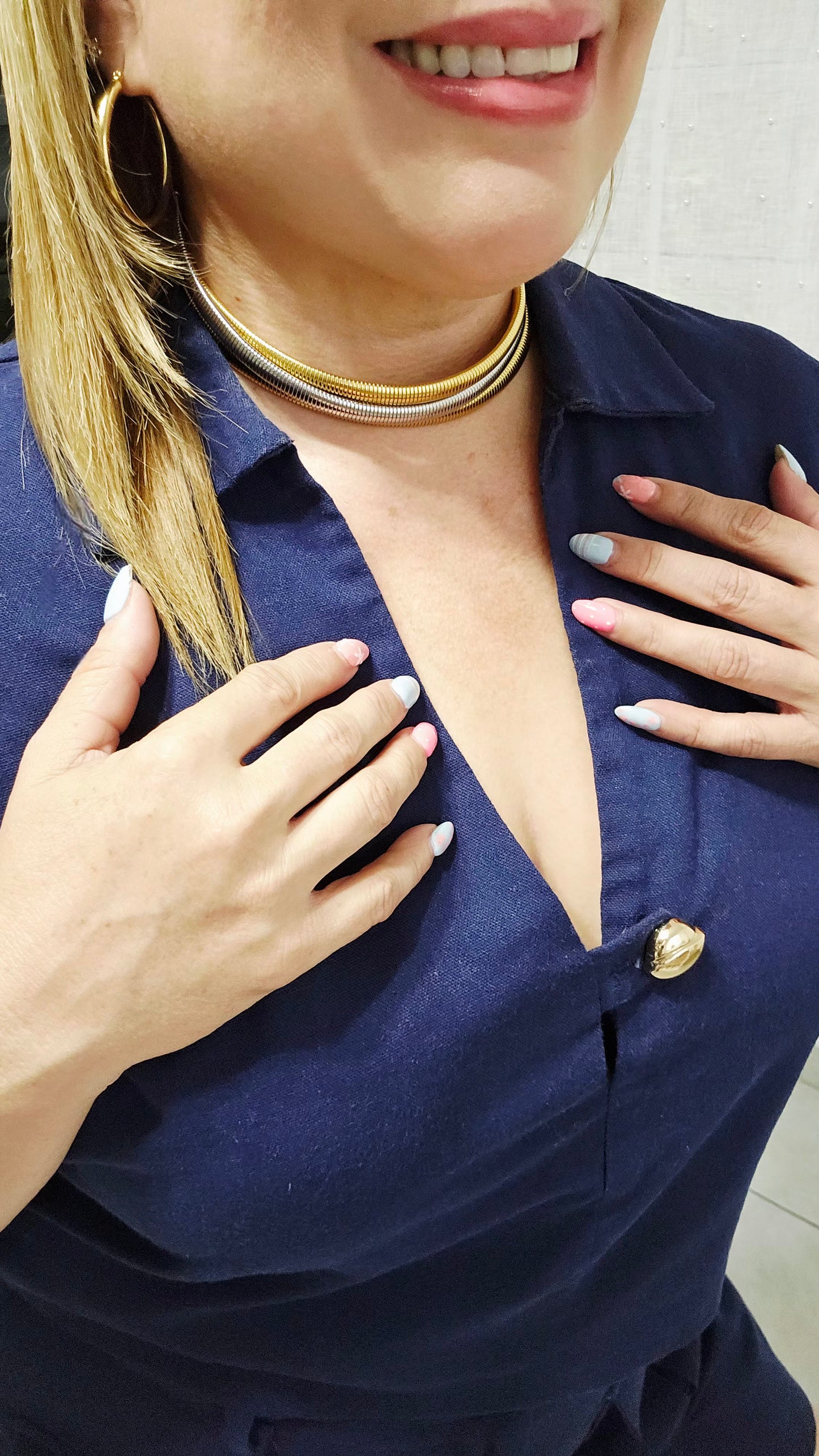 Angie Two Tones Necklace