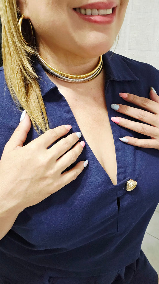 Angie Two Tones Necklace