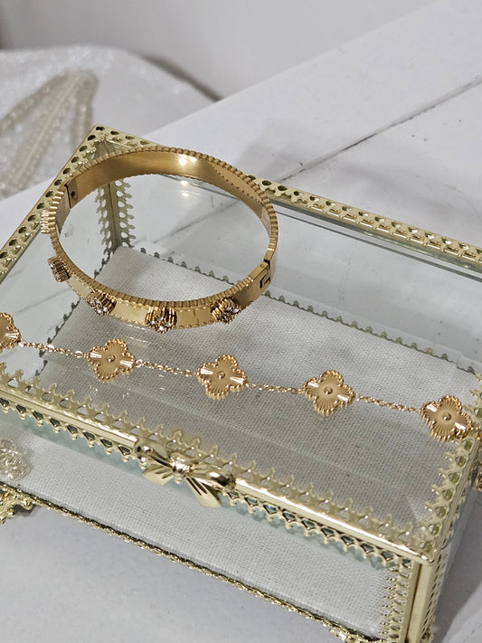 Abaleah Duo Trebol  Bracelet
