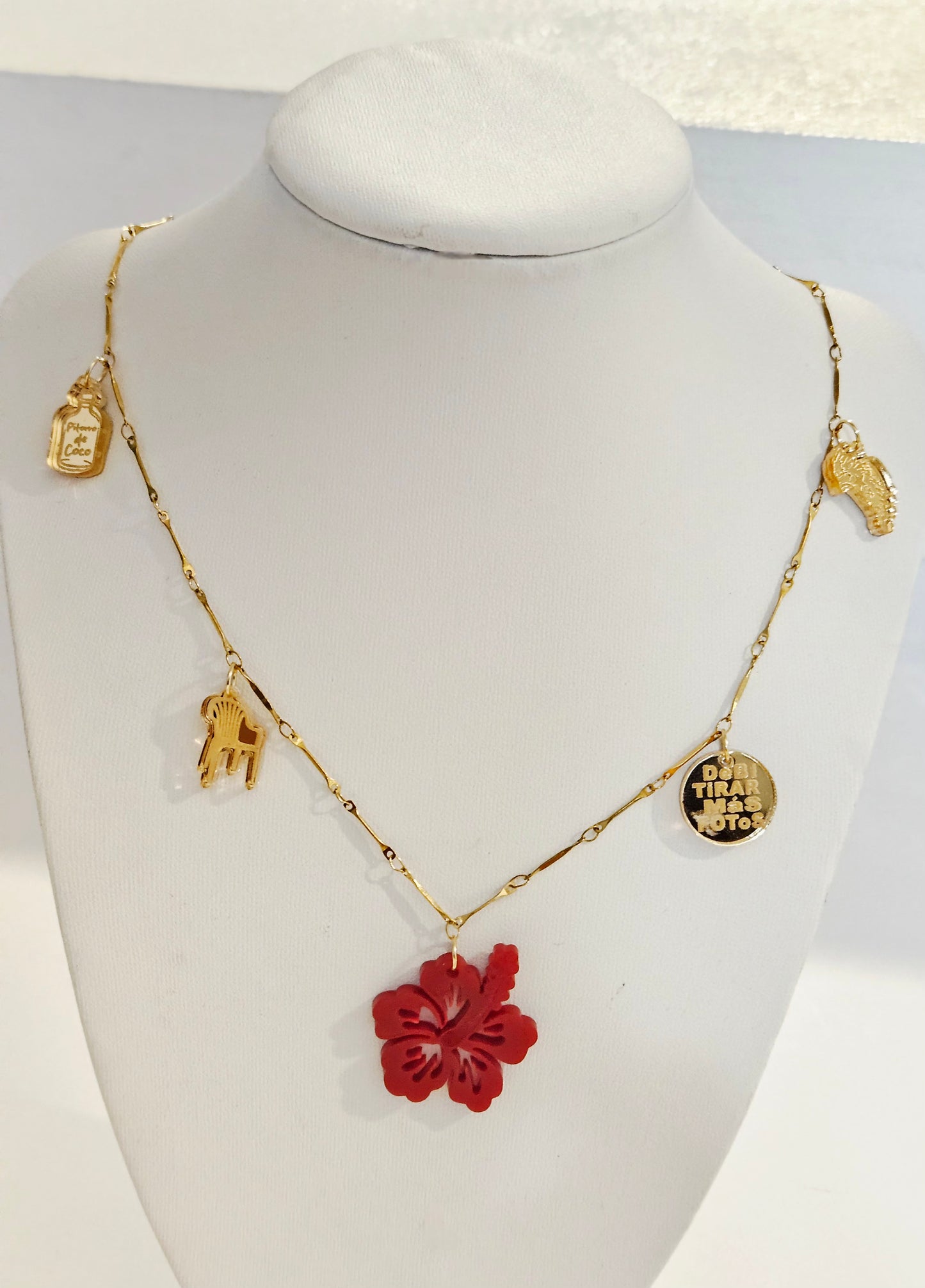 PR CHARMS NECKLACE