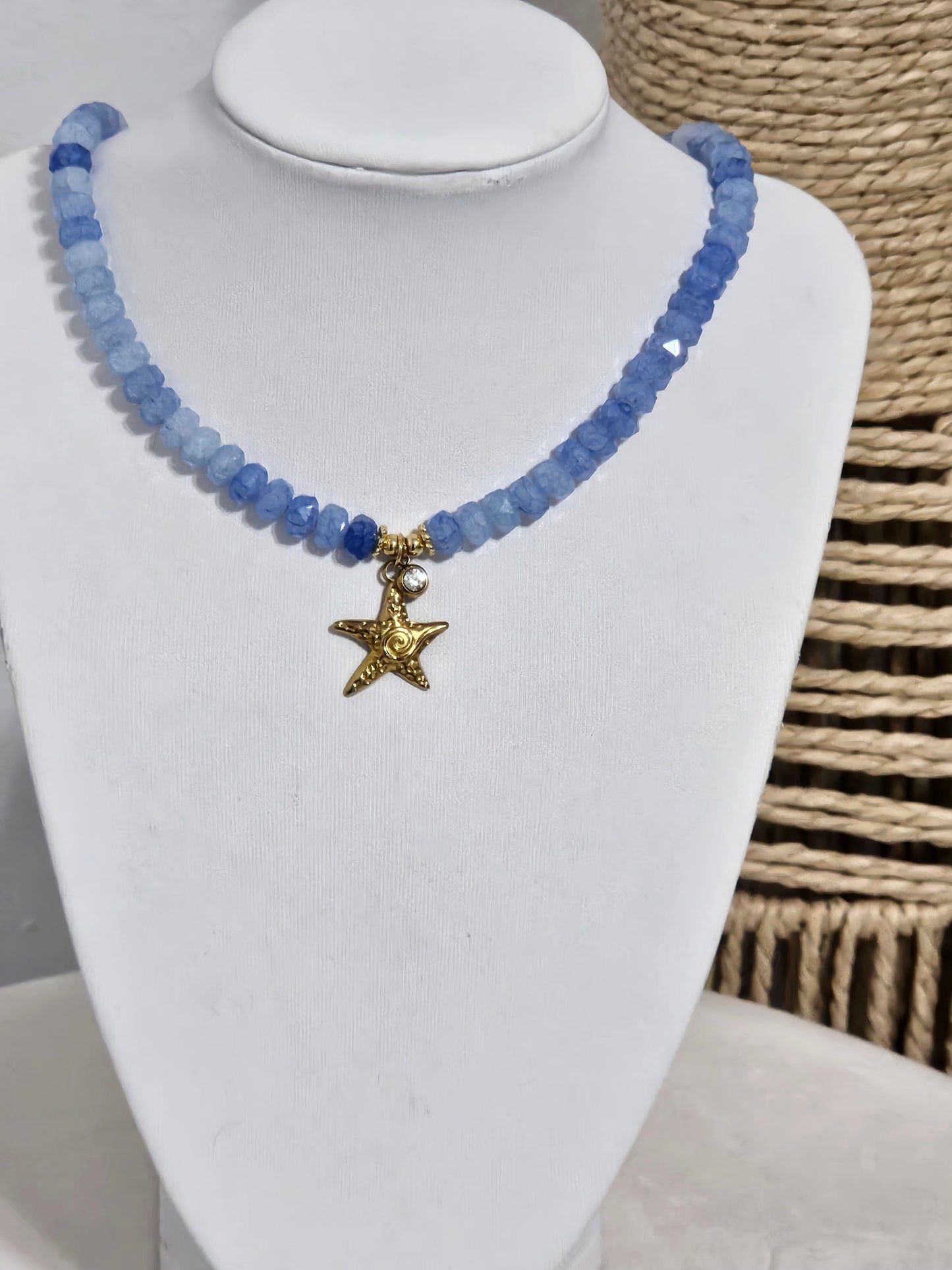 Blue Star Necklace
