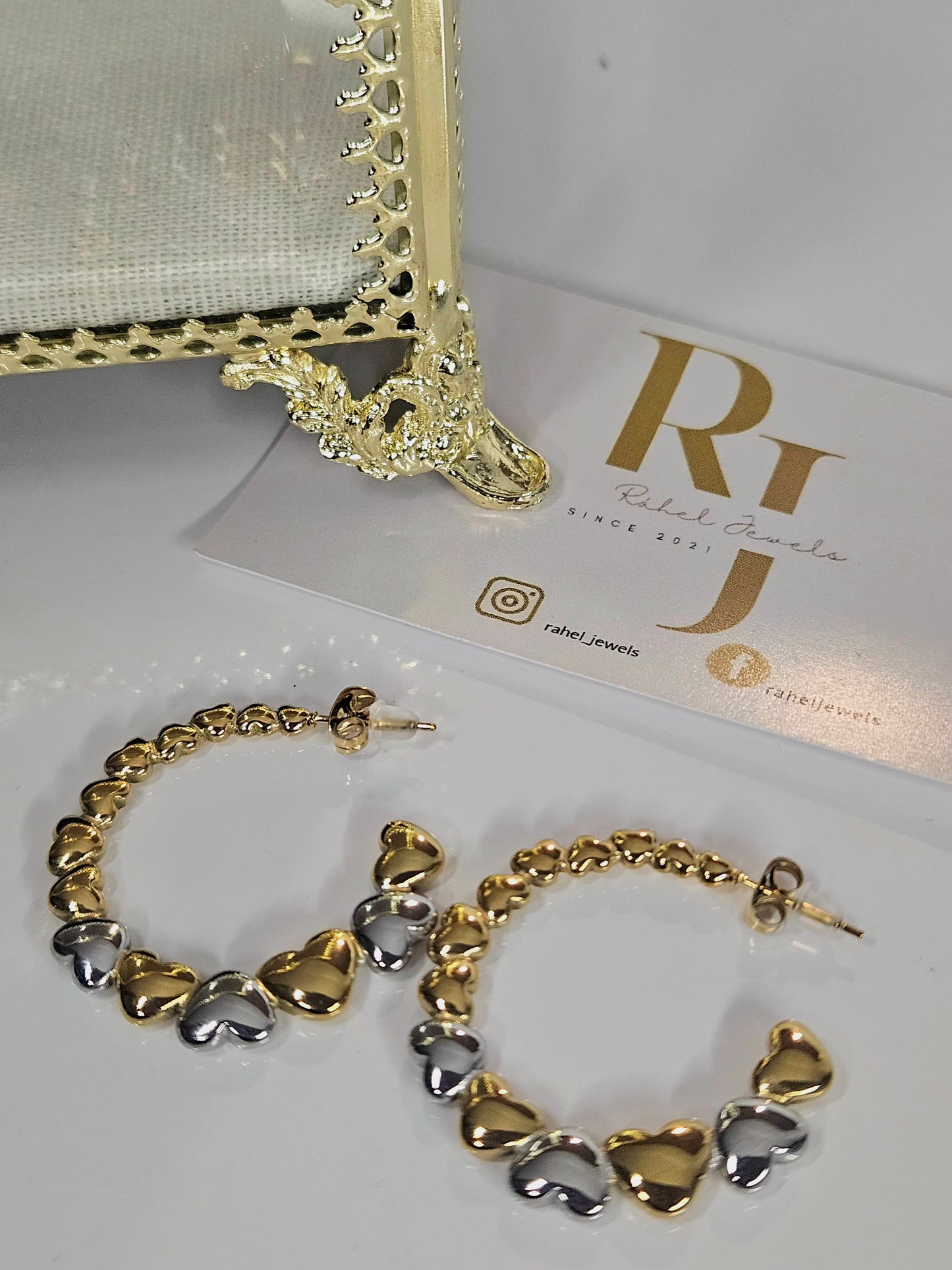 ASHLEY HEART EARRINGS