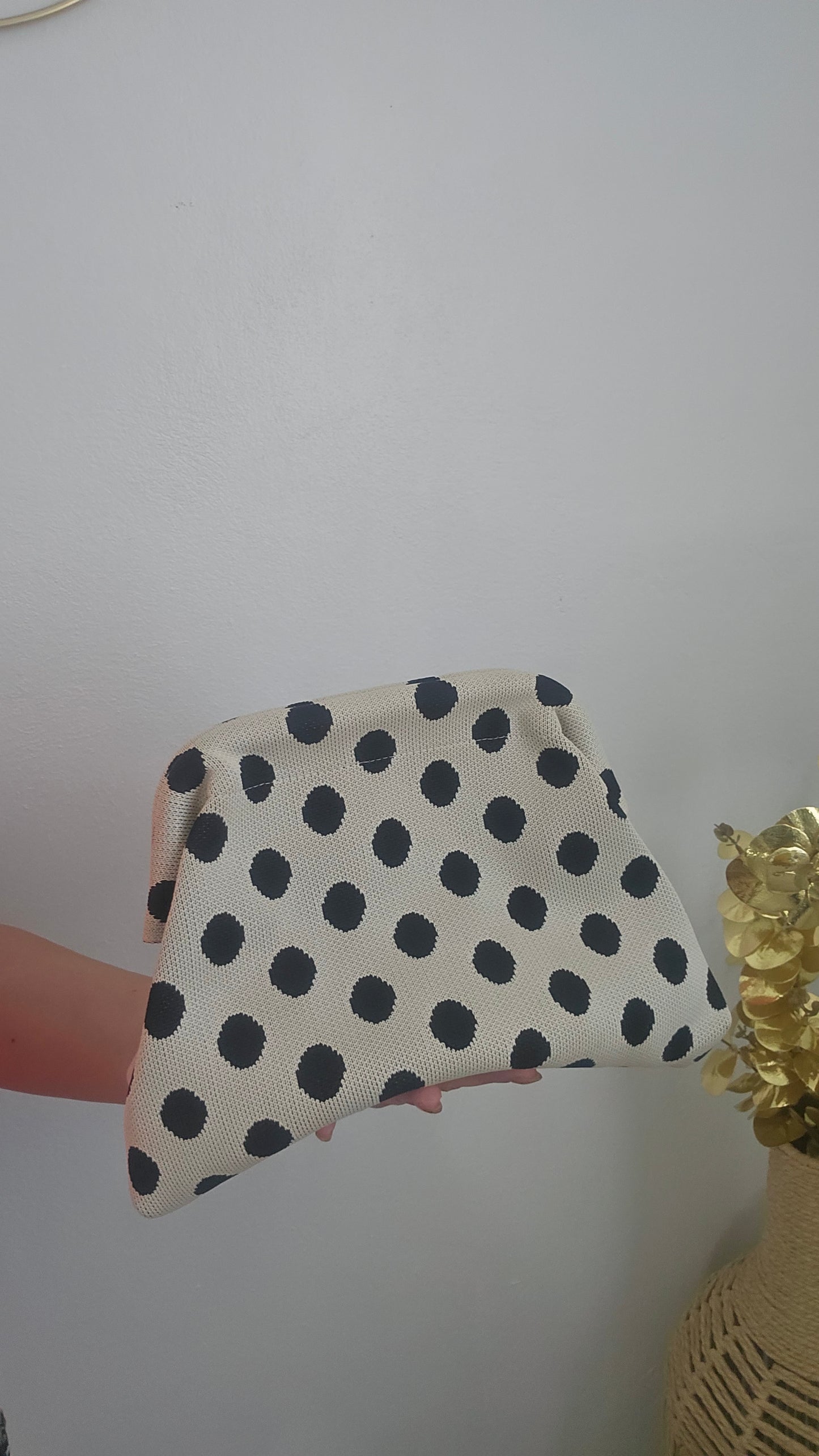 Polka Dots Clutch